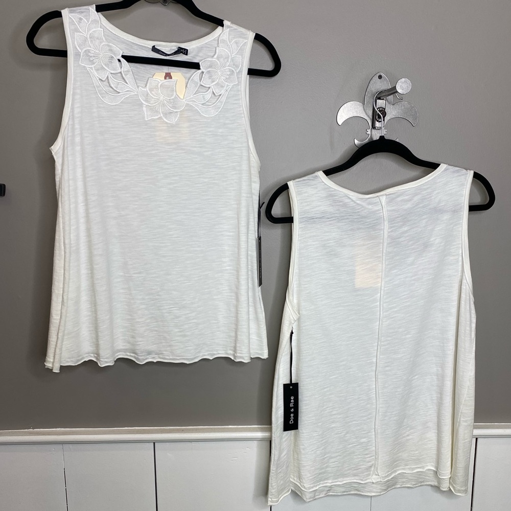 Embellished Flower Detailed Top